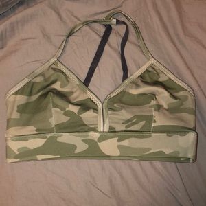 NWOT Small Camo Sports Bra